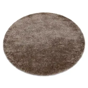 Koberec FLUFFY kruh shaggy béžový Nejprodávanější