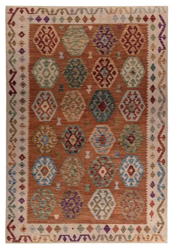 Super Cena Koberec CECILIA 27596 RUST MULTI