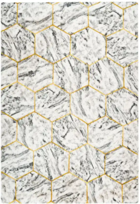 Koberec MARBLE MAR 702 žlutý Finální Výprodej