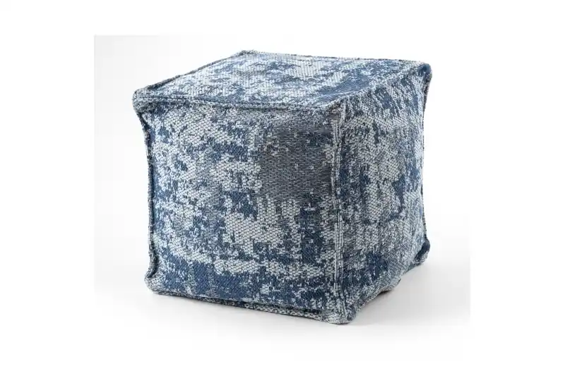 Must-Have Taburetka čtverec Boho 2809 svetle šedá/granát