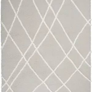 Aktuální Koberec FEATHER SOFT 2 - šedý / sloní kost