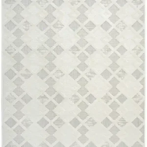 Šňůrkový koberec Stella D418A Romby Aztec šedý / stříbrný / krémový Kup Teď