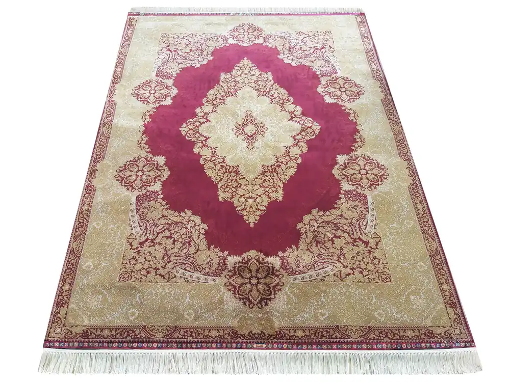 Koberec Exkluzivní Qum Silk 02 čevený Hit Sezóny