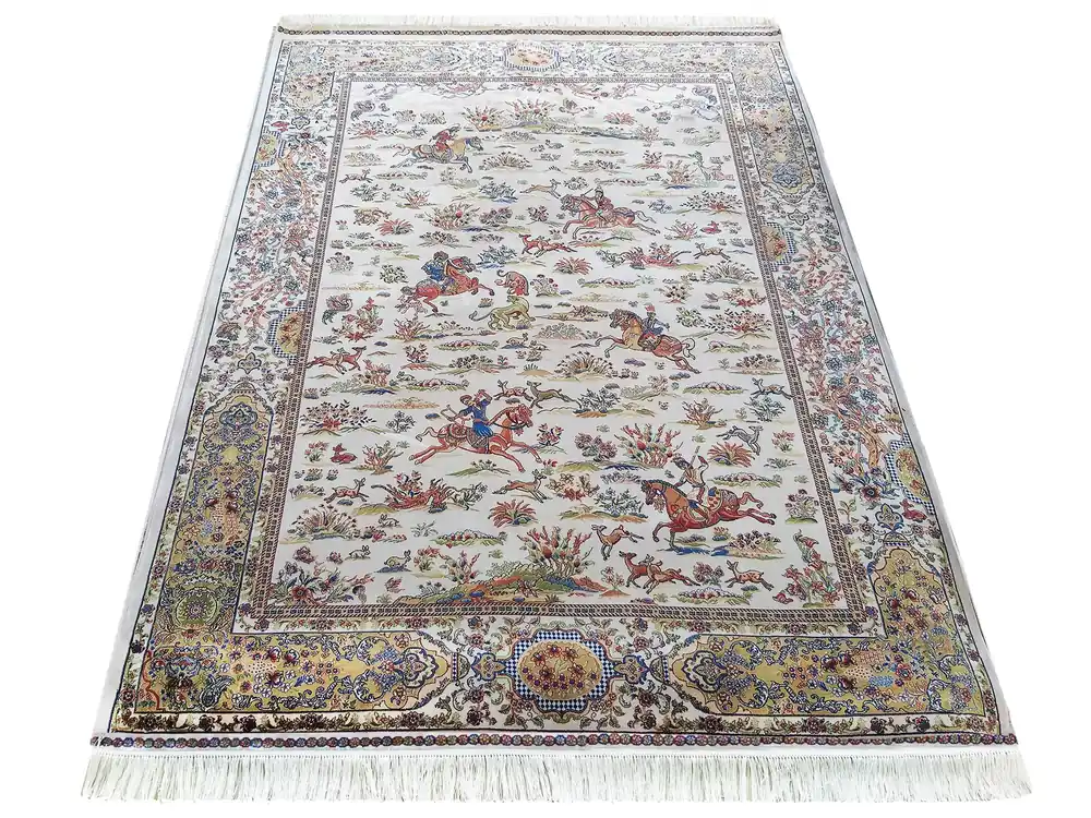 Koberec Exkluzivní Qum Silk 10 krémový Nejlepší Volba