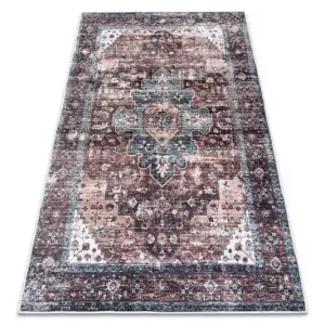 Koberec protiskluzový ANDRE 1826 Ornament, vintage - hnědý / modrý Ihned K Objednání