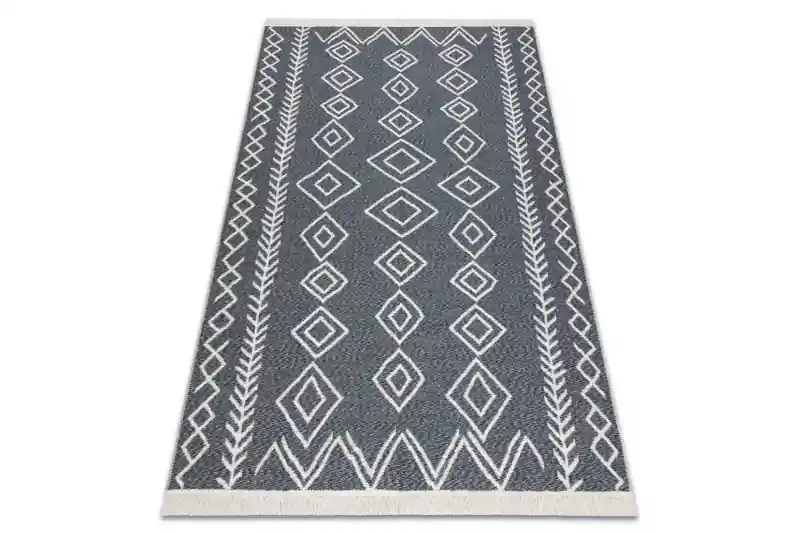 Koberec TWIN 23000 Boho, romby antracit / krém Must-Have
