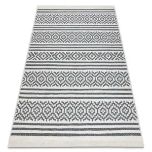 Jen Po Omezenou Doba Koberec TWIN 22996 Geometrický antracit / krém