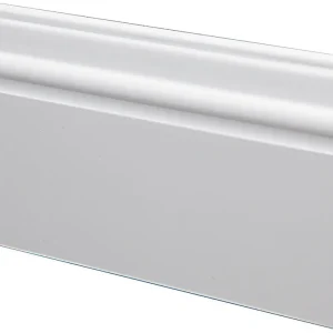 Soklová lišta MDF PRESTIGE DECOR L 15/1 bílá 250 cm Bezpečná Platba
