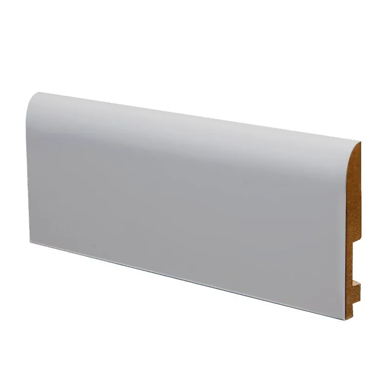 Soklová lišta MDF Prestige Decor L 12/7 mléčná / šedá 250 cm Hit Sezóny
