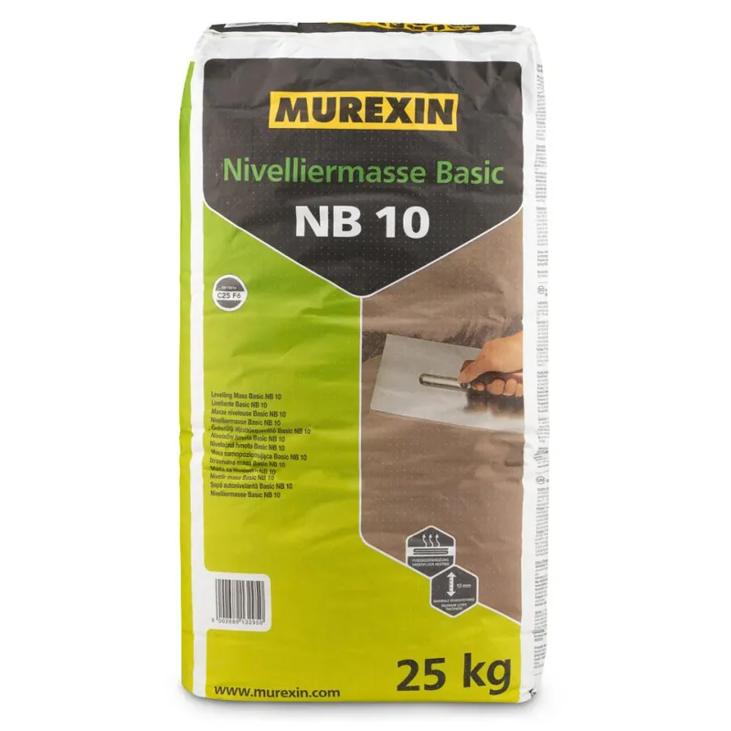 Vyrovnávací hmota Murexin NB10 Basic 25 kg Objednat Nyní