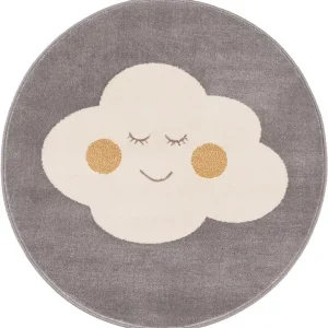 Dětský koberec Agnella Soft Cloud šedý / popelový Horká Nabídka