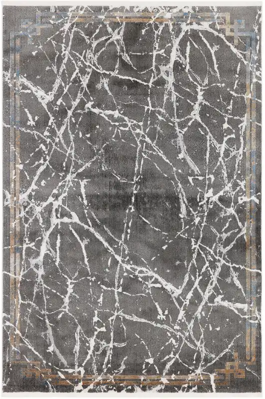 Koberec Arte Piran Marble šedý / černý Cenový Hit