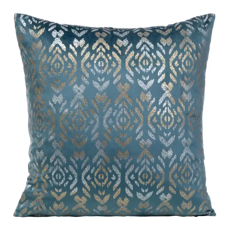 Objednat Nyní Povlak na polštář LAURA modrá / zlatá