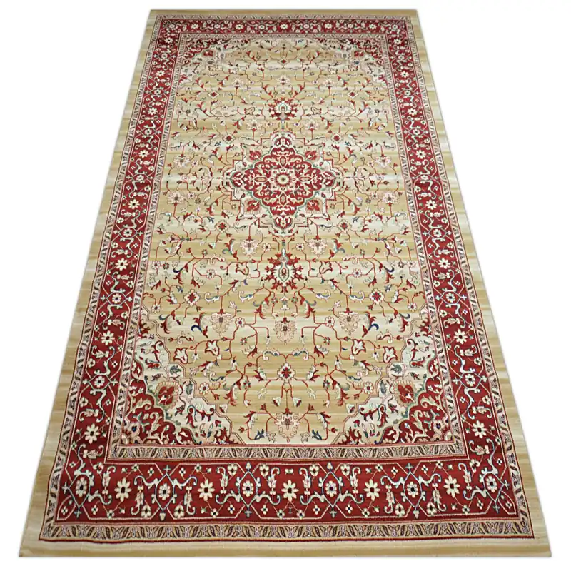 Autentický Vlněný koberec VERA W1087 Camelhair/terra