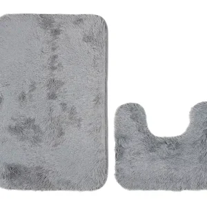 Přímo Od Výrobce Sada koupelnových koberečků SILK MR-104 2PC světle šedá