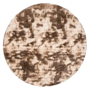 Koberec SILK DYED MR-580 hnědý kruh Zlevněný