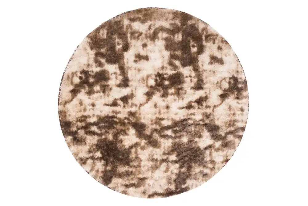 Koberec SILK DYED MR-580 hnědý kruh Zlevněný