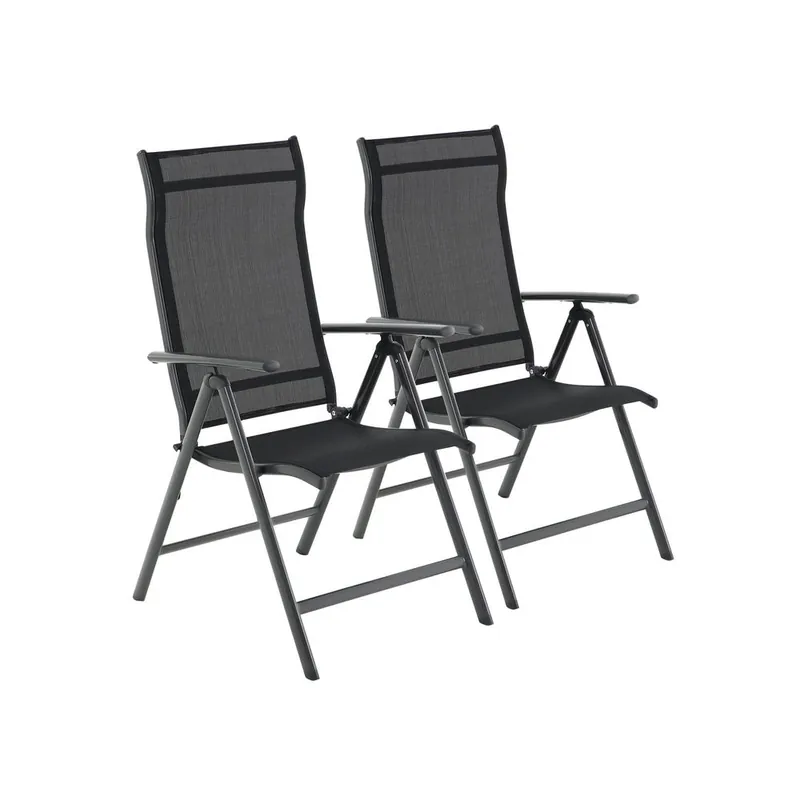 Nová Kolekce Set 2 zahradních židlí GCB29BK