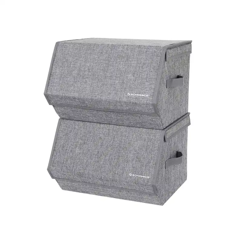 Set stohovatelných boxů RLB02GY (2 ks) Dokud Zásoby Vydrží