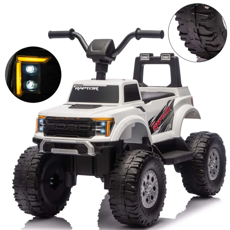Elektrické autíčko Ford F-150 Raptor bílé Hit Sezóny