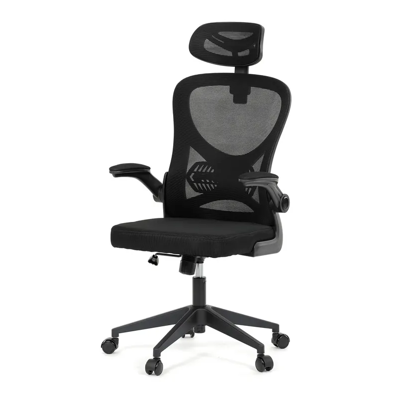 Levný Kancelářská židle černá KA-K2021 BK