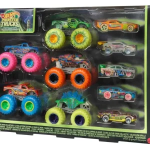 Nová Kolekce Sada autíček Mattel HCB57 Hot Wheels Monster Trucks