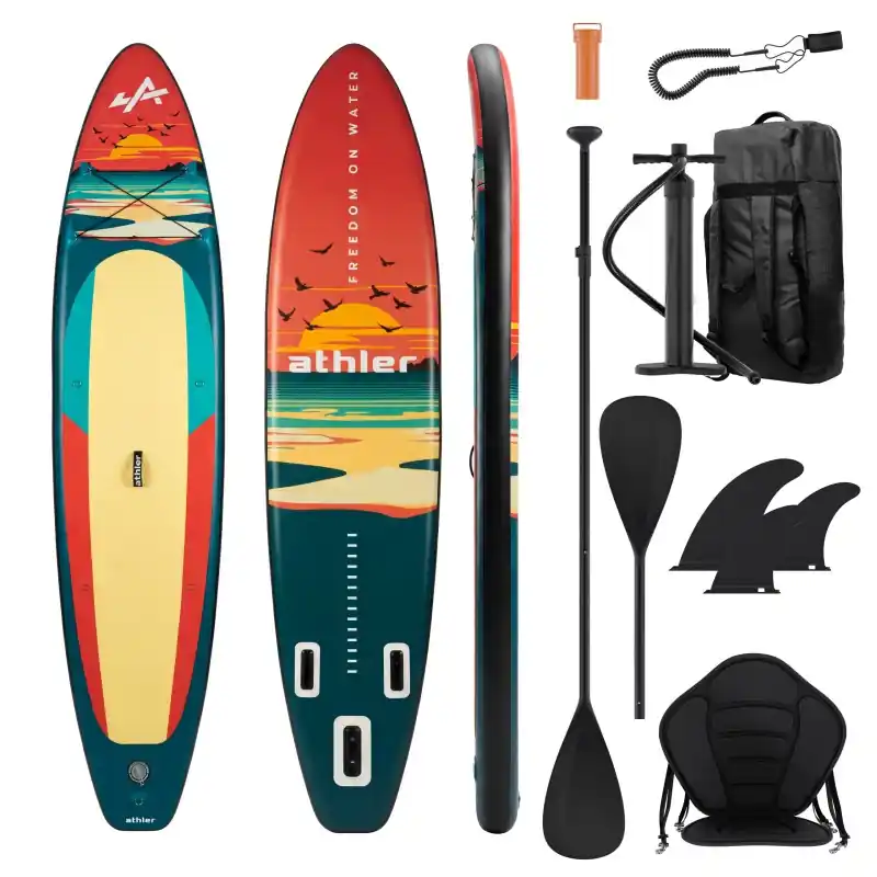 Akční Nabídka Nafukovací paddleboard SUP Zander 350 Orange s příslušenstvím