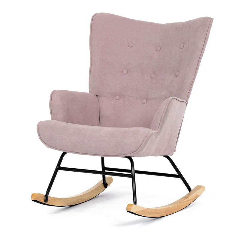 Houpací křeslo růžové AK-371 PINK2 Výhodná Nabídka