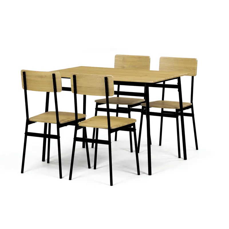 Nejlepší Cena Jídelní stůl se čtyřmi židlemi AUT-O2155 OAK