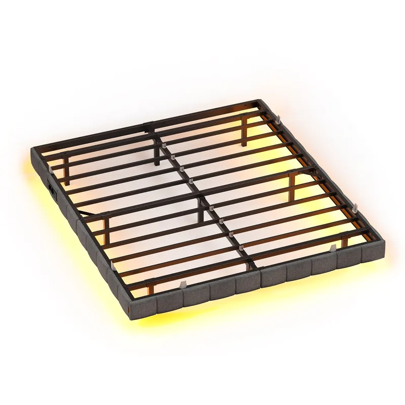 Manželská postel s LED podsvícením 160x200 cm RMBB35165G101 Cenový Hit