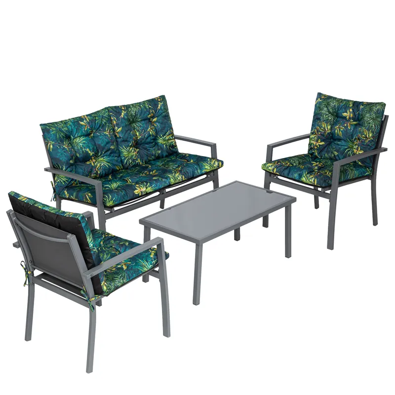 Set zahradního nábytku PLATINUM 3D šedý / zelený Tovární Cena