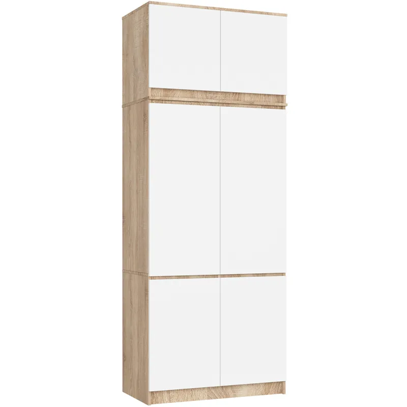 Must-Have Skříň s nástavcem S 90 cm dub sonoma / bílá