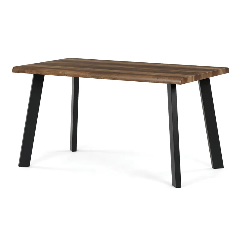 Must-Have Jídelní stůl 80x140 cm HT-F4514 OLW staré dřevo / černé nohy