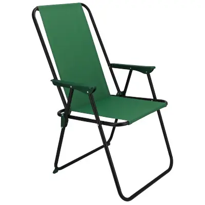 Zahradní skládací židle VERDE zelená Vrácení Zdarma