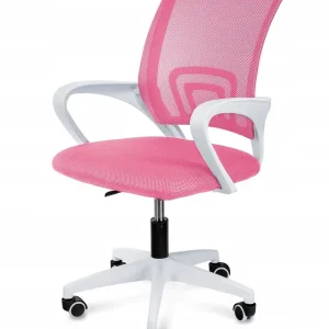 Speciální Cena Kancelářská židle SMART růžová / bílá
