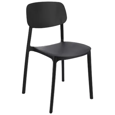 Plastová židle LARA černá Nová Kolekce
