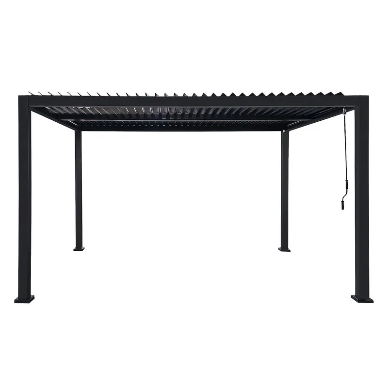 Zahradní pergola LAMELA černá 300x400 cm Hit Sezóny