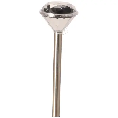 Poslední Šance Solární lampa DIAMANTA stříbrná
