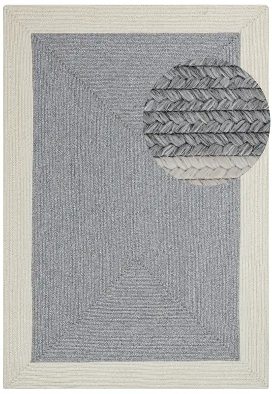 Přímo Od Výrobce Koberec Hanse Home Braided Trenzado šedý / krémový