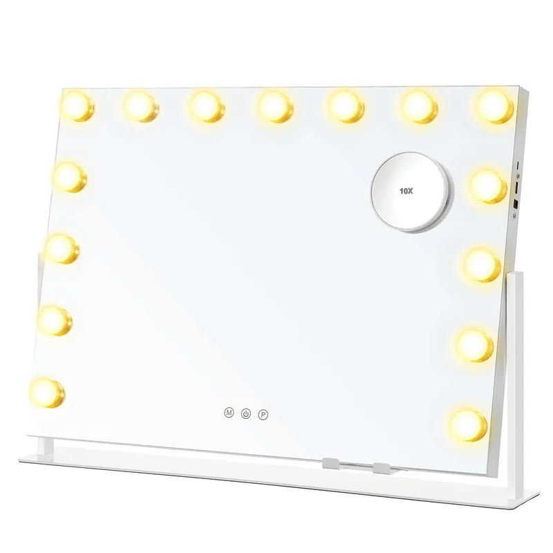 Akce Kosmetické zrcadlo s LED osvětlením bílé AZR-E1101 WT