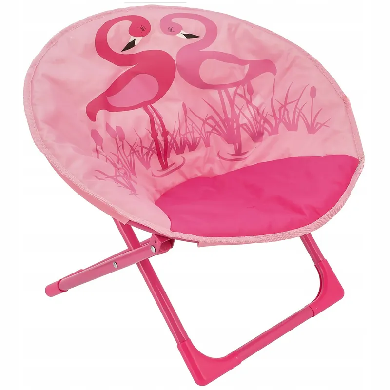Ověřený Detské skladacie kreslo FLAMINGO ružové