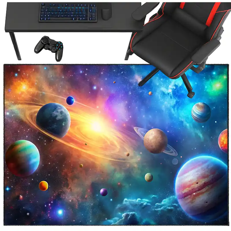 Protiskluzový herní koberec Galaxie Přímo Od Výrobce