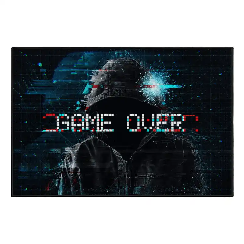Sezónní Sleva Protiskluzový herní koberec Game Over