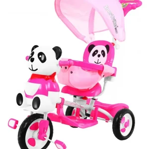 Dětská tříkolka PANDA růžová Akční Nabídka
