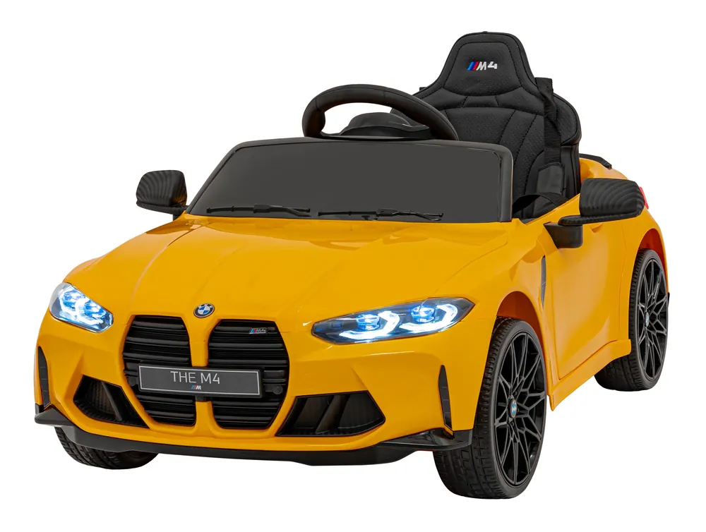 Elektrické autíčko BMW M4 žluté Expresní Doručení