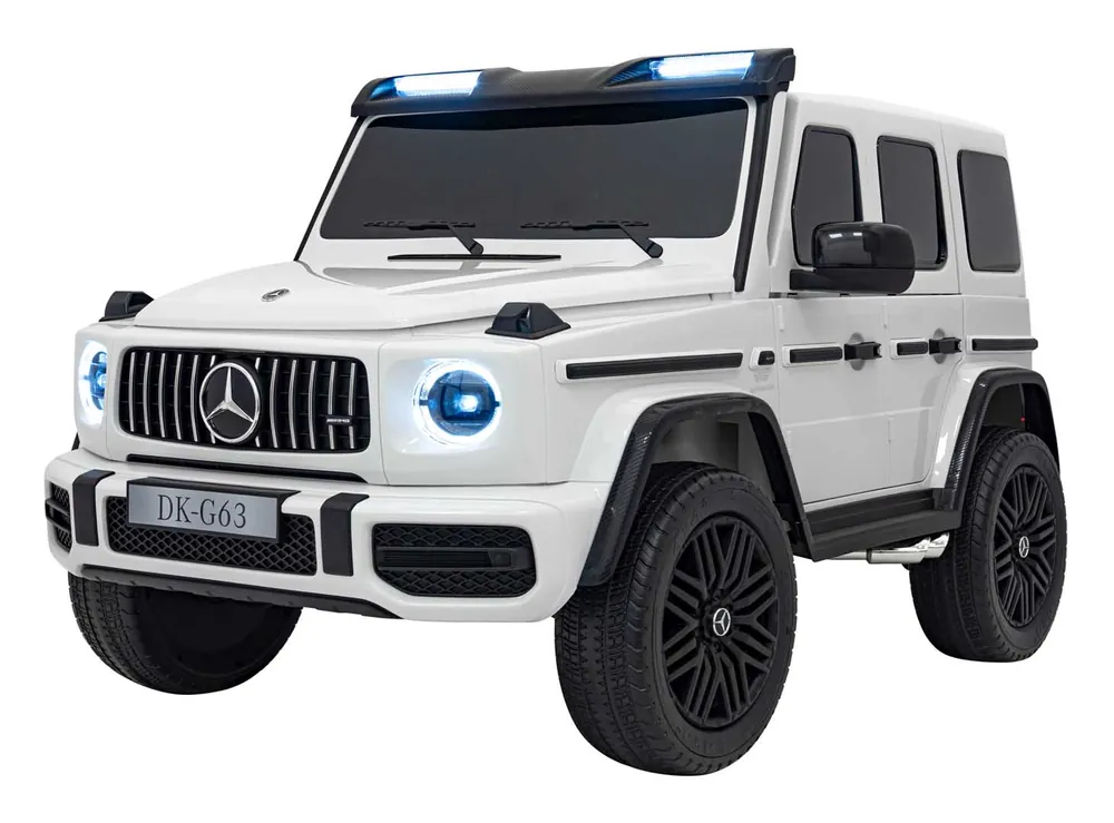 Elektrické autíčko Mercedes Benz G63 AMG XXL bílé Nová Kolekce