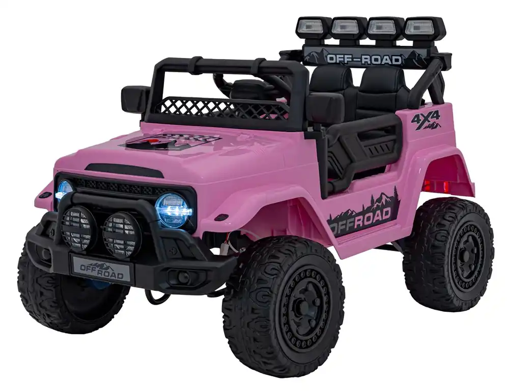 Cenově Výhodný Elektrické autíčko Off-Road CLIMBER růžové