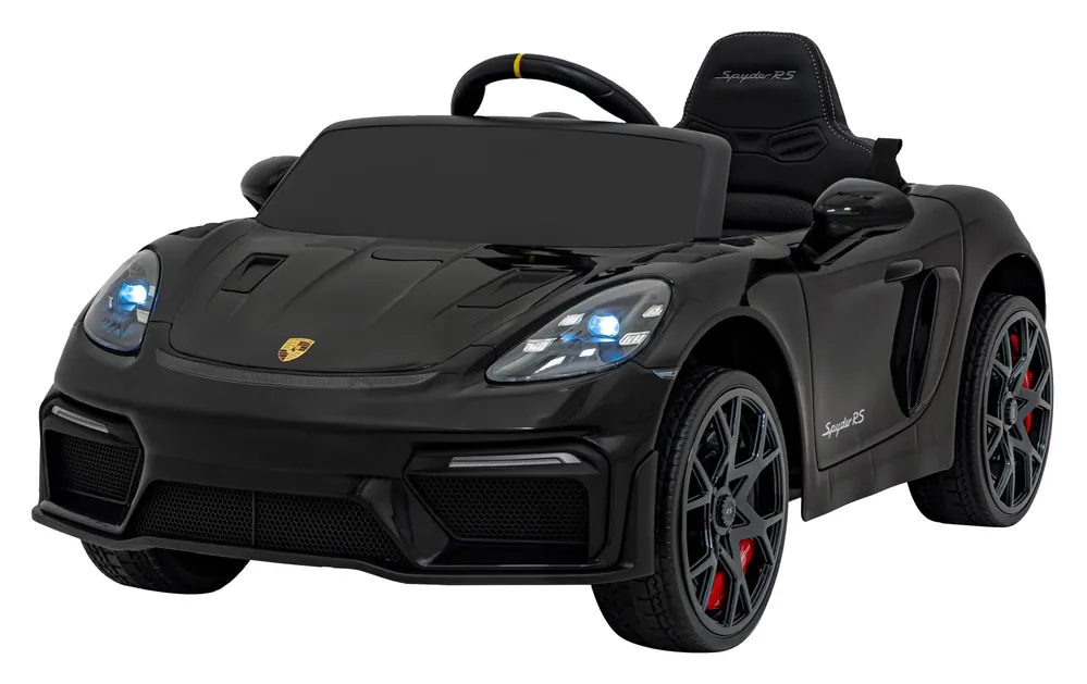 Časově Omezené Elektrické autíčko Porsche Spyder RS 718 MP4 černé