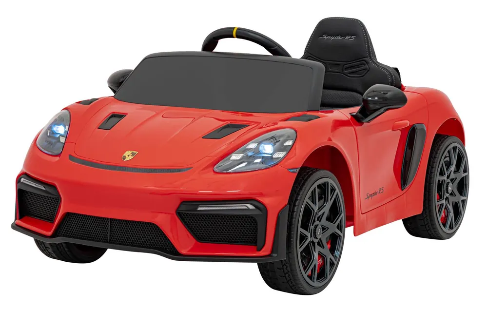 Bezpečná Platba Elektrické autíčko Porsche Spyder RS 718 MP4 červené