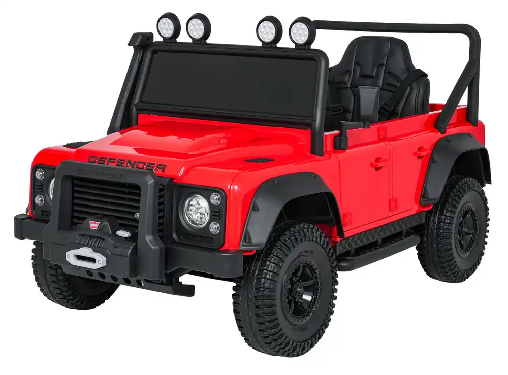 Nízká Cena Elektrické autíčko Land Rover Defender 110 SVX červené